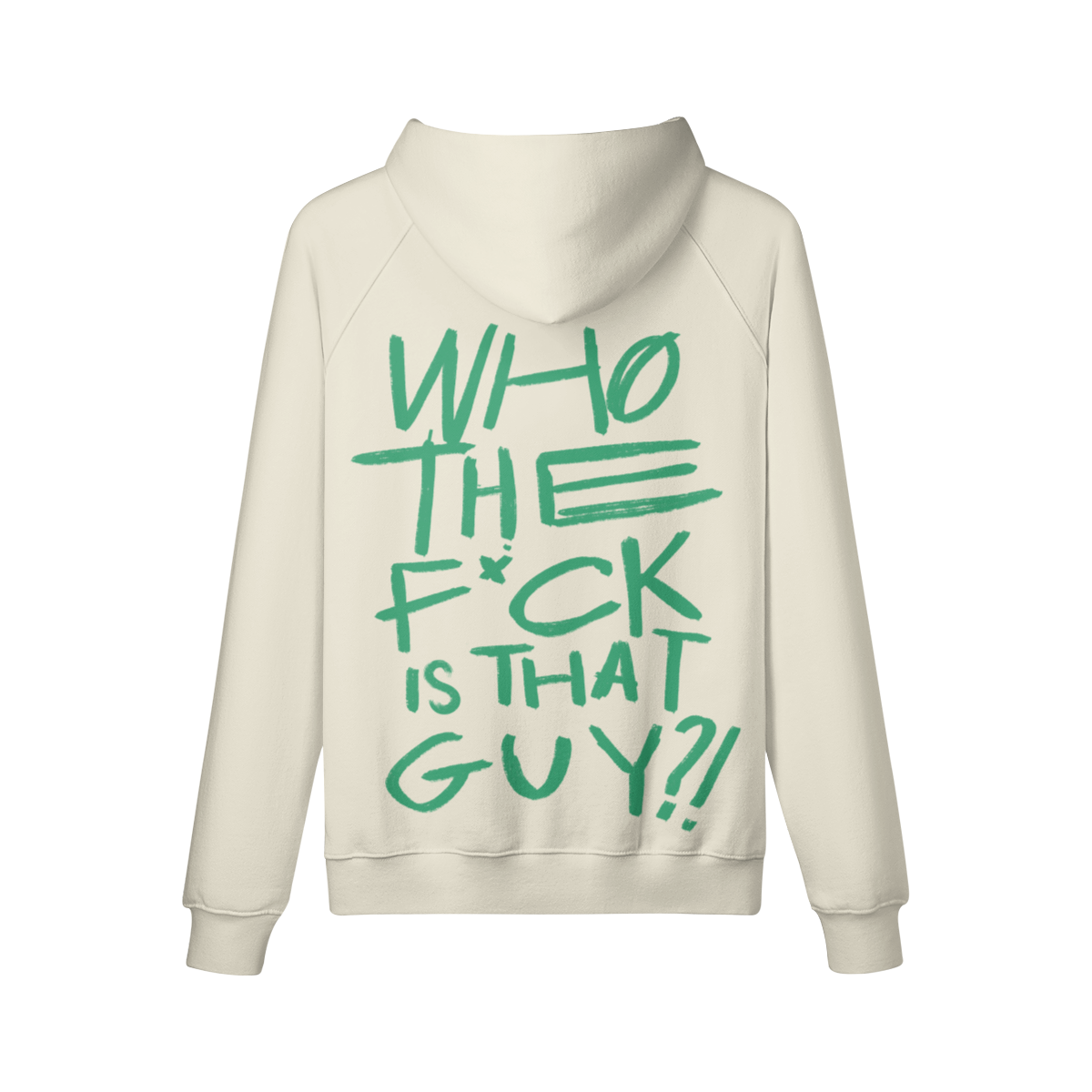 "Who The F*ck Is That Guy" Oversized Heavyweight Premium Hoodie