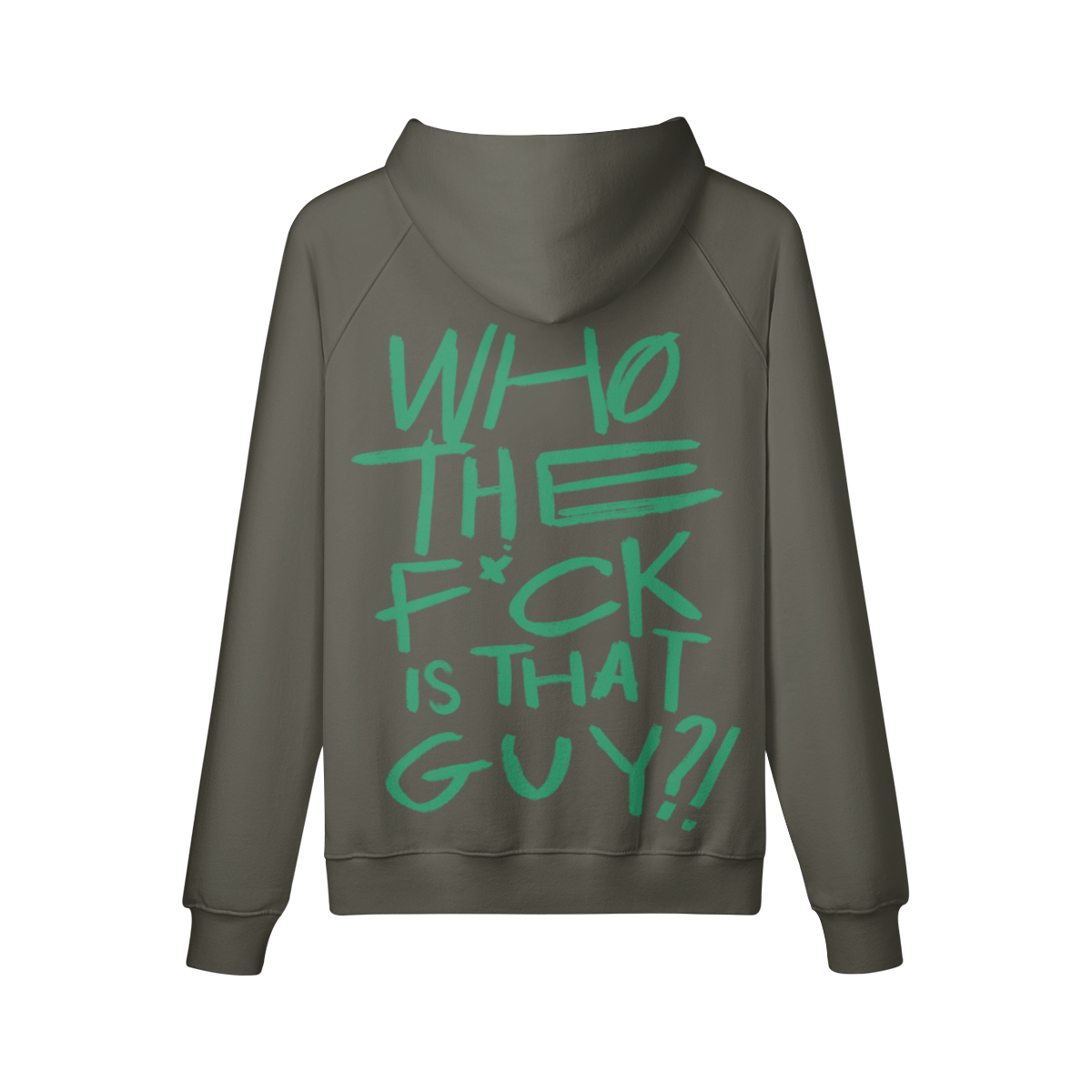 "Who The F*ck Is That Guy" Oversized Heavyweight Premium Hoodie