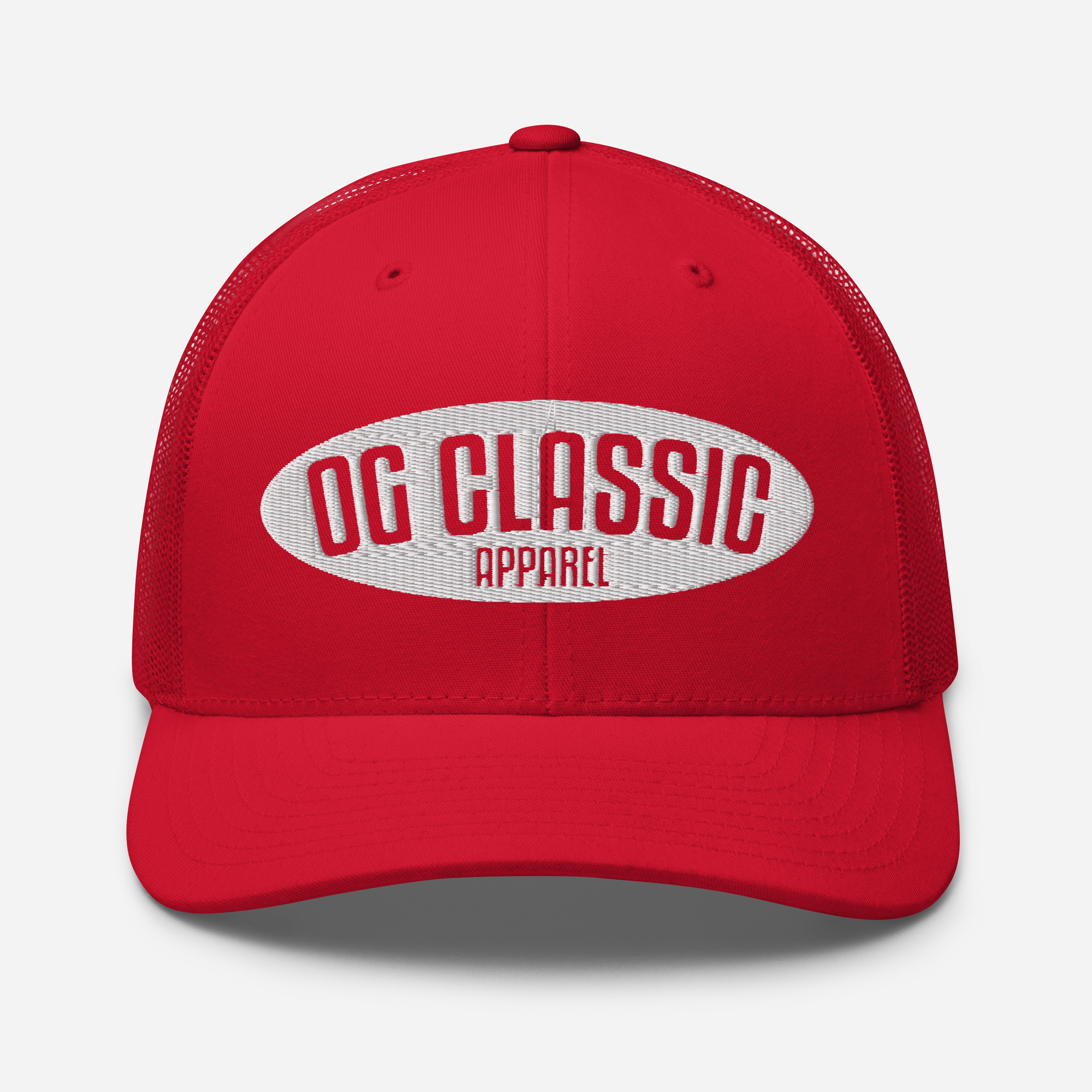 OG Classic Apparel Logo Embroidered Trucker Cap