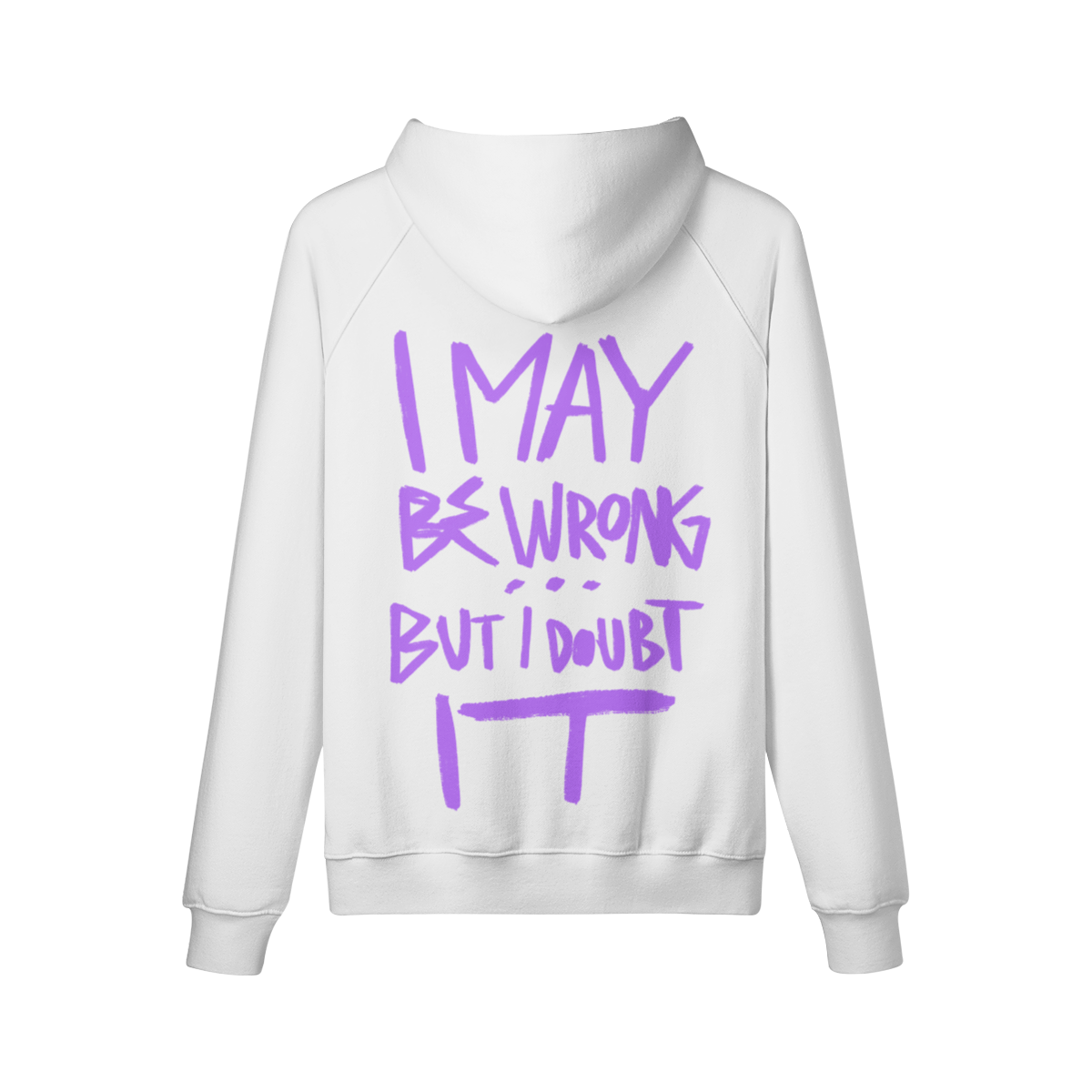 "I May Be Wrong" Oversized Heavyweight Premium Hoodie