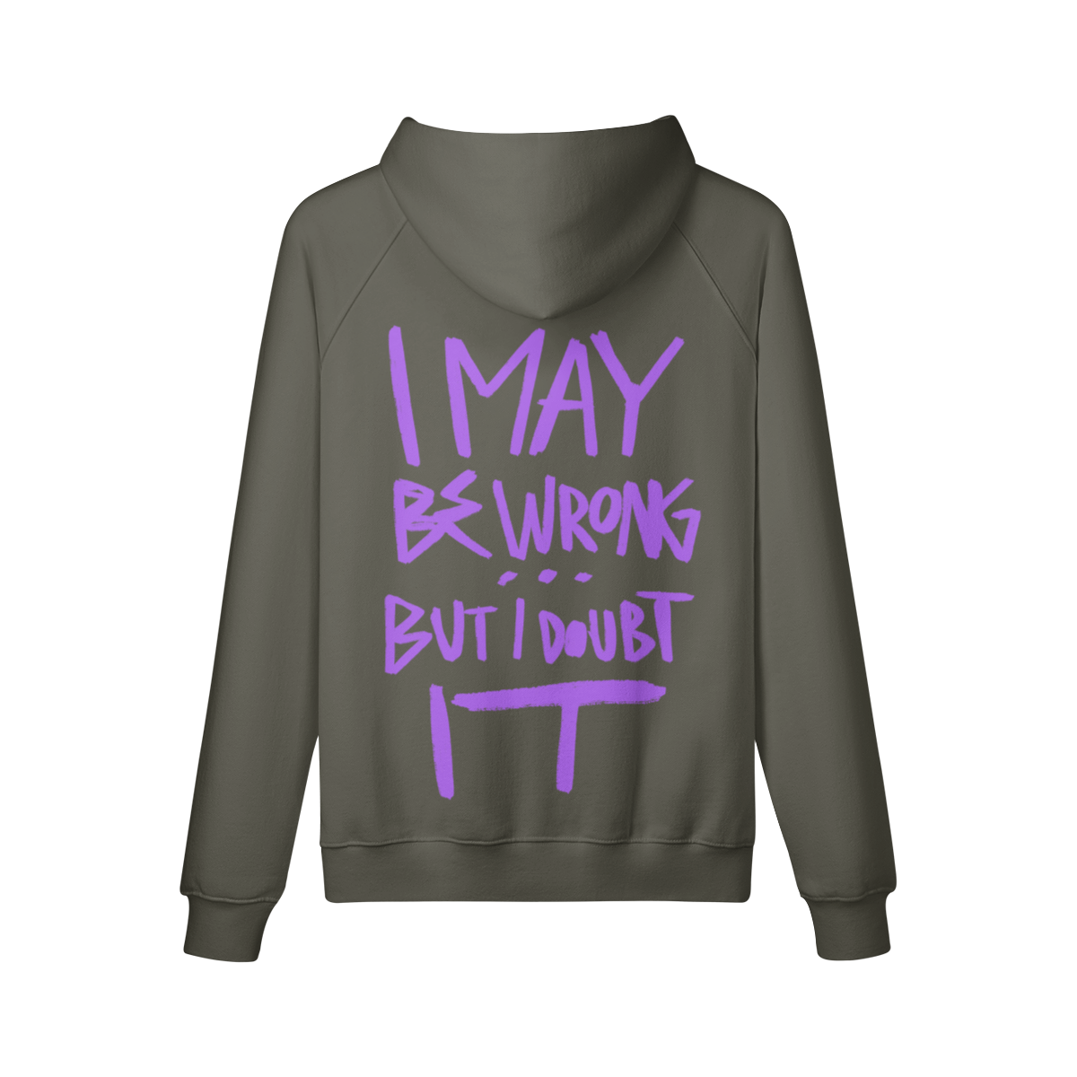 "I May Be Wrong" Oversized Heavyweight Premium Hoodie