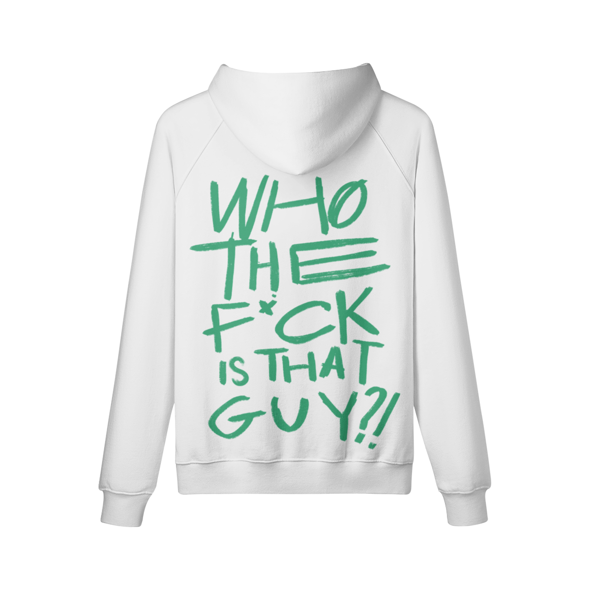 "Who The F*ck Is That Guy" Oversized Heavyweight Premium Hoodie