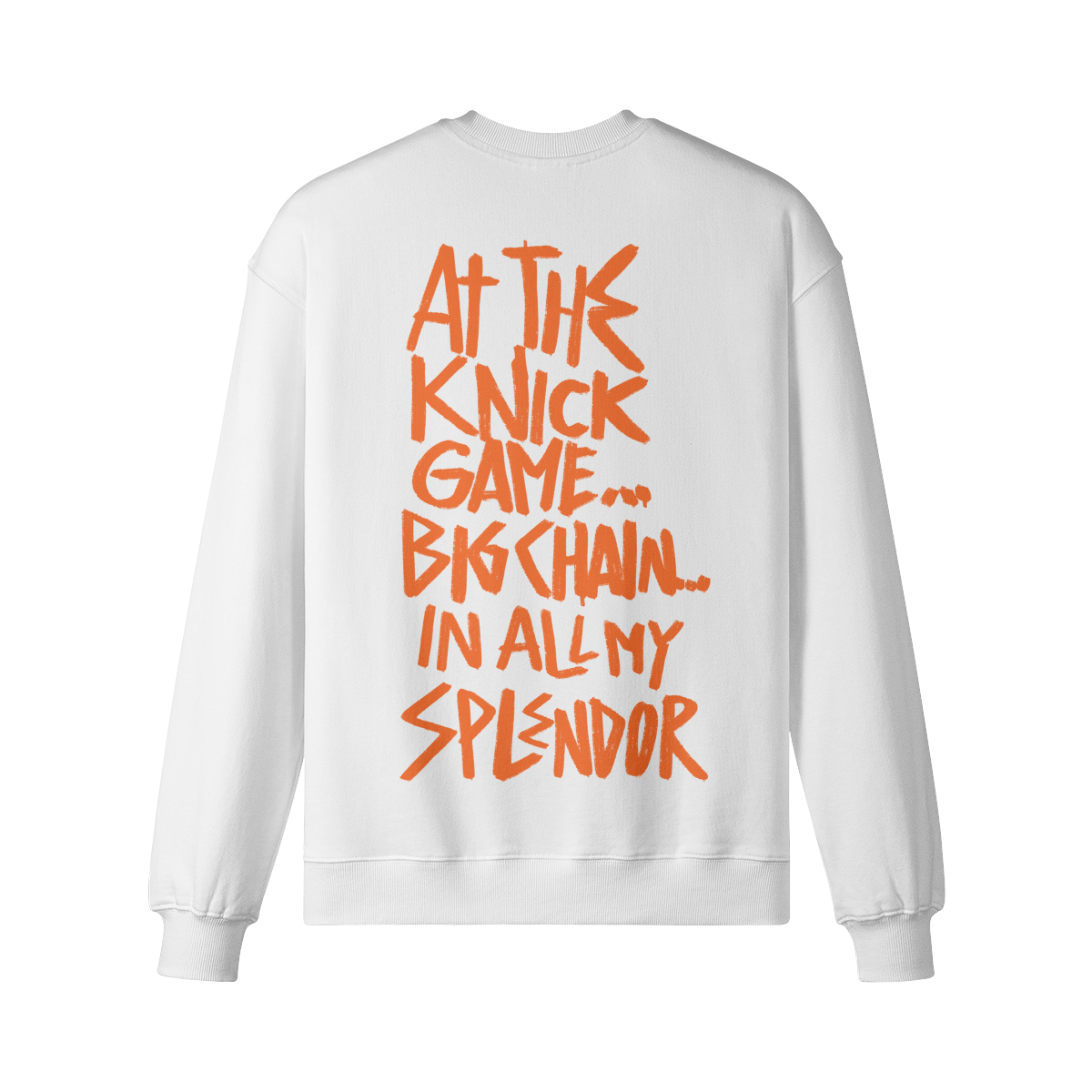 "Knick Game... Big Chain" Oversized Heavyweight Premium Sweatshirt