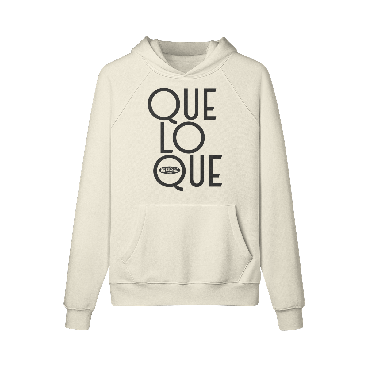 "Que Lo Que" Oversized Heavyweight Premium Hoodie