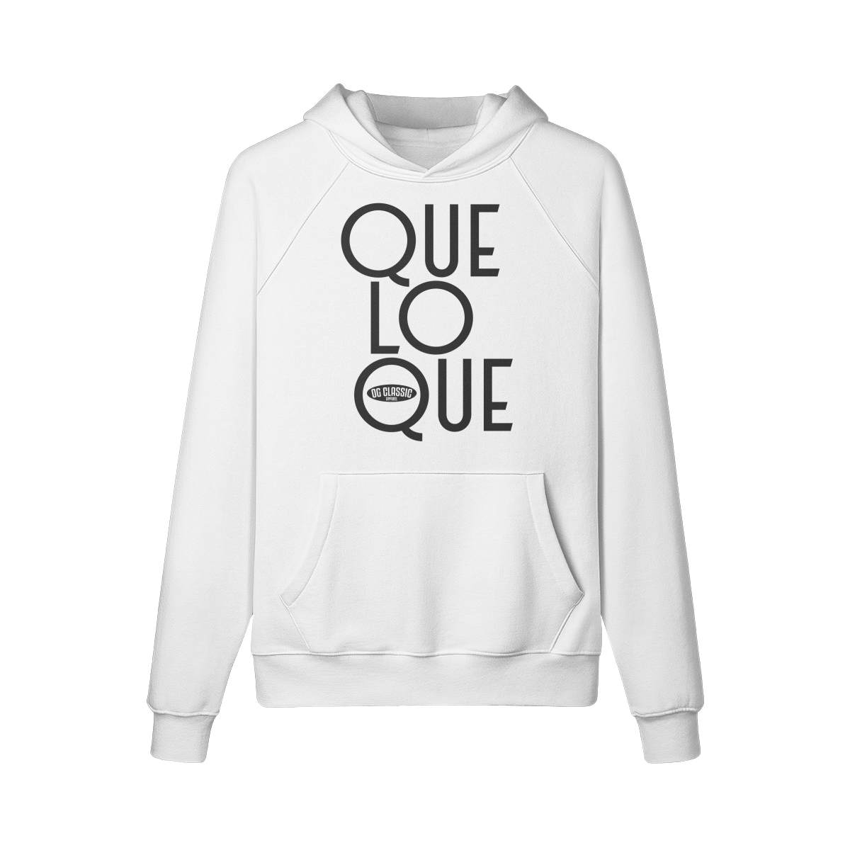 "Que Lo Que" Oversized Heavyweight Premium Hoodie