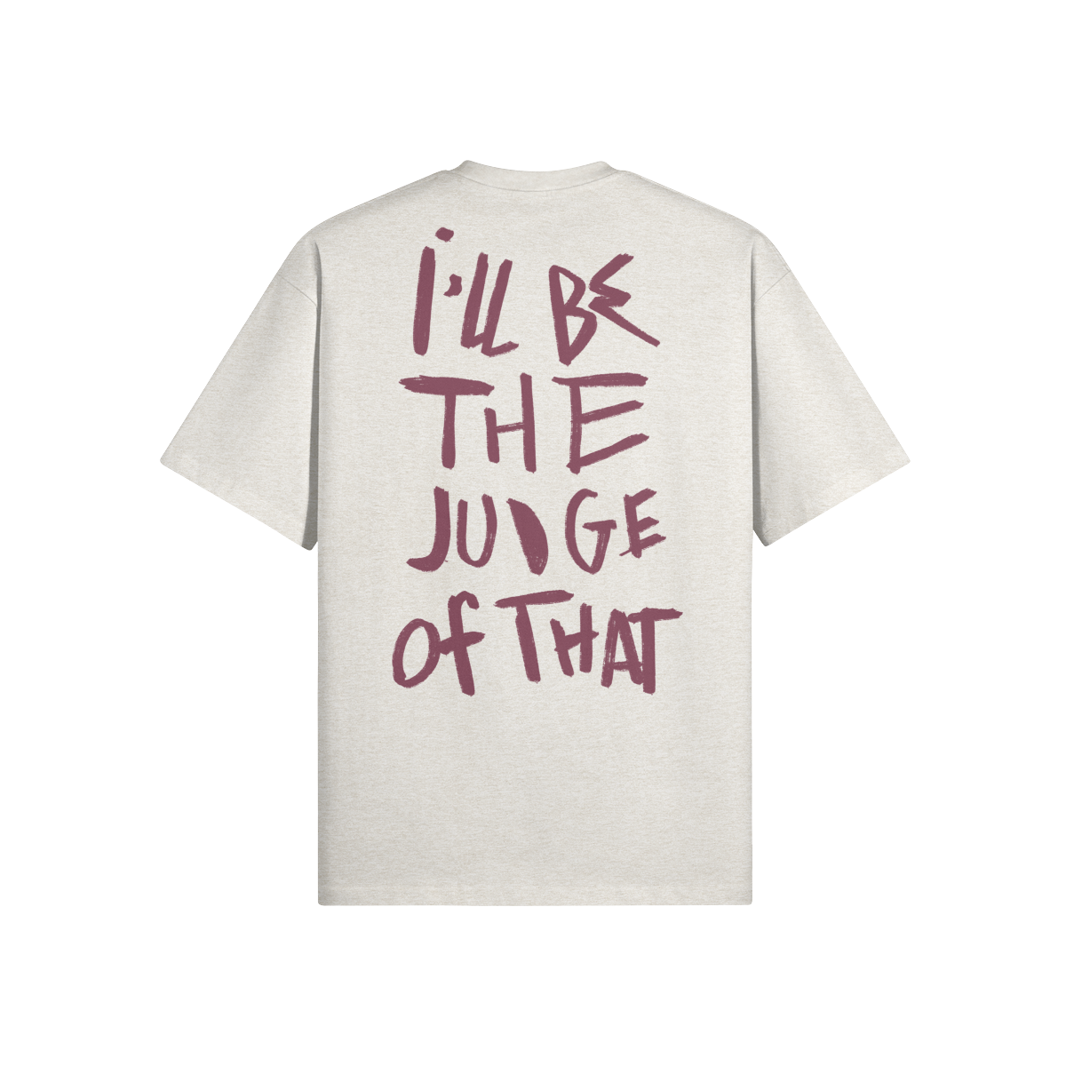 "Judge Of That" Oversized Heavyweight Premium T-Shirt