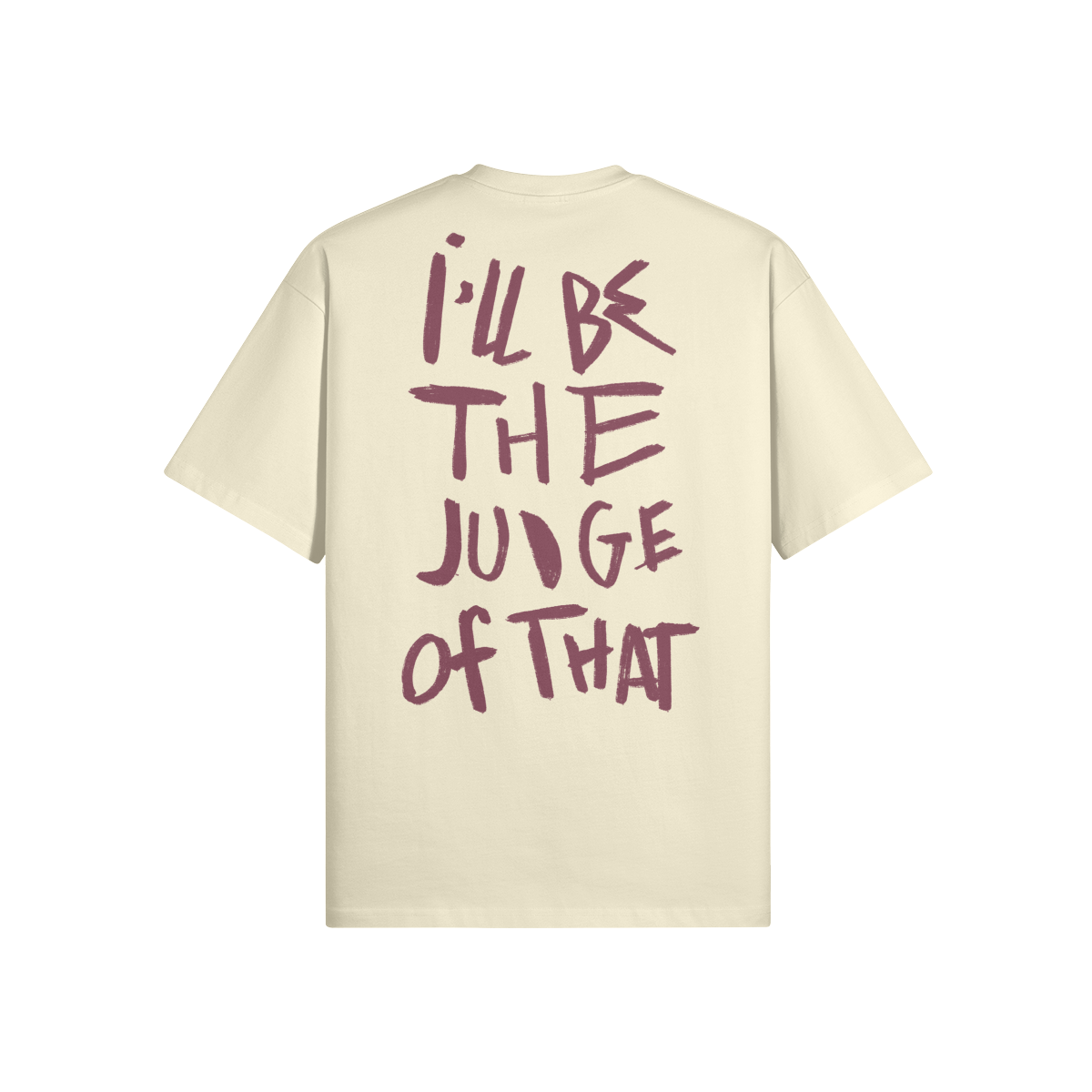 "Judge Of That" Oversized Heavyweight Premium T-Shirt