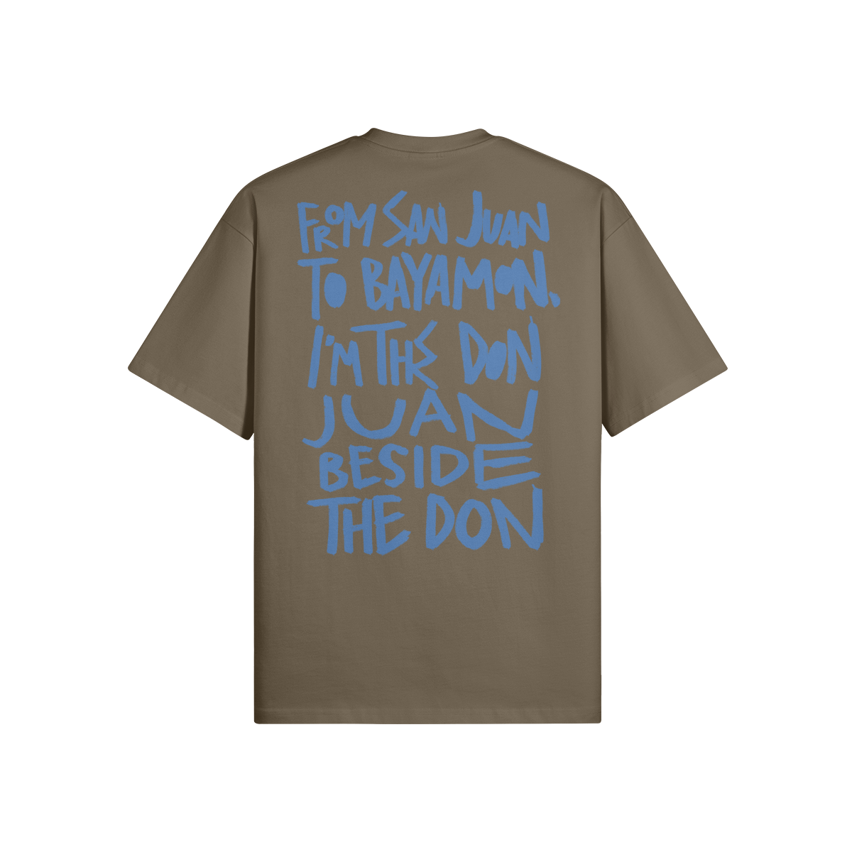 "San Juan To Bayamon" Oversized Heavyweight Premium T-Shirt