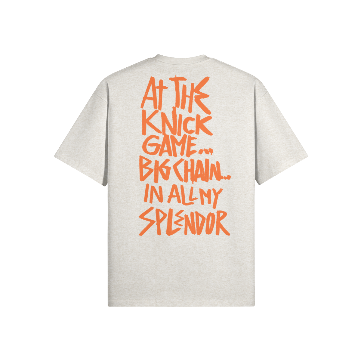 "Knick Game... Big Chain" Oversized Heavyweight Premium T-Shirt