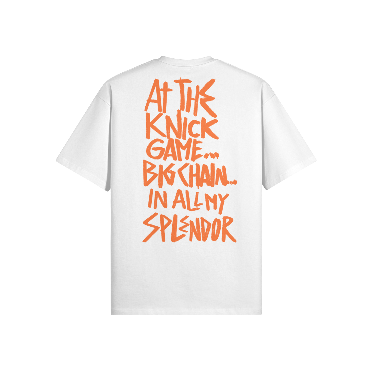 "Knick Game... Big Chain" Oversized Heavyweight Premium T-Shirt