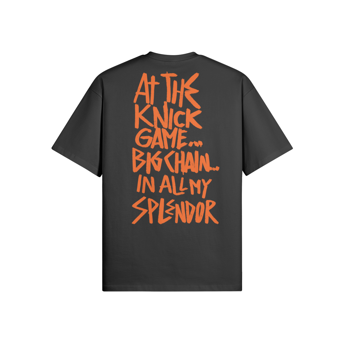 "Knick Game... Big Chain" Oversized Heavyweight Premium T-Shirt