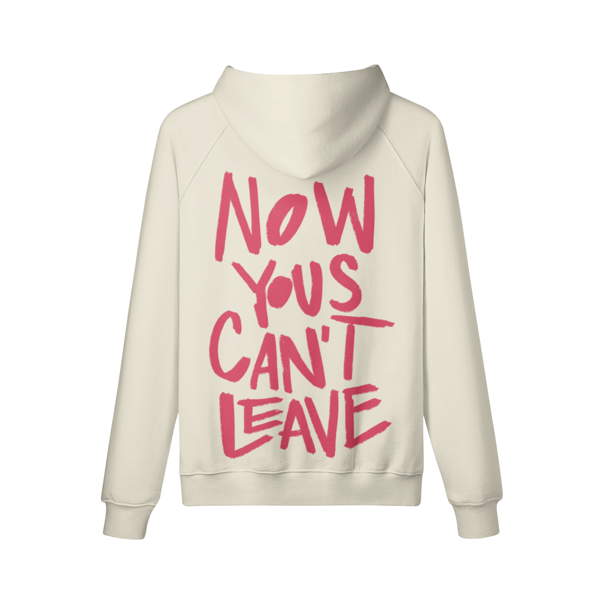 "Now Yous Can't Leave" Oversized Heavyweight Premium Hoodie