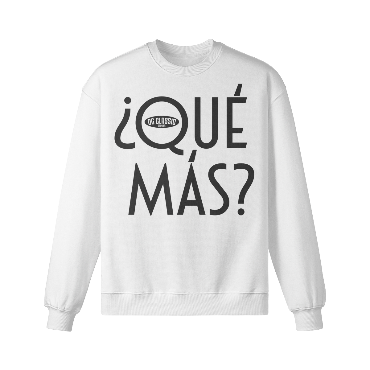 "Que Mas" Oversized Heavyweight Premium Sweatshirt