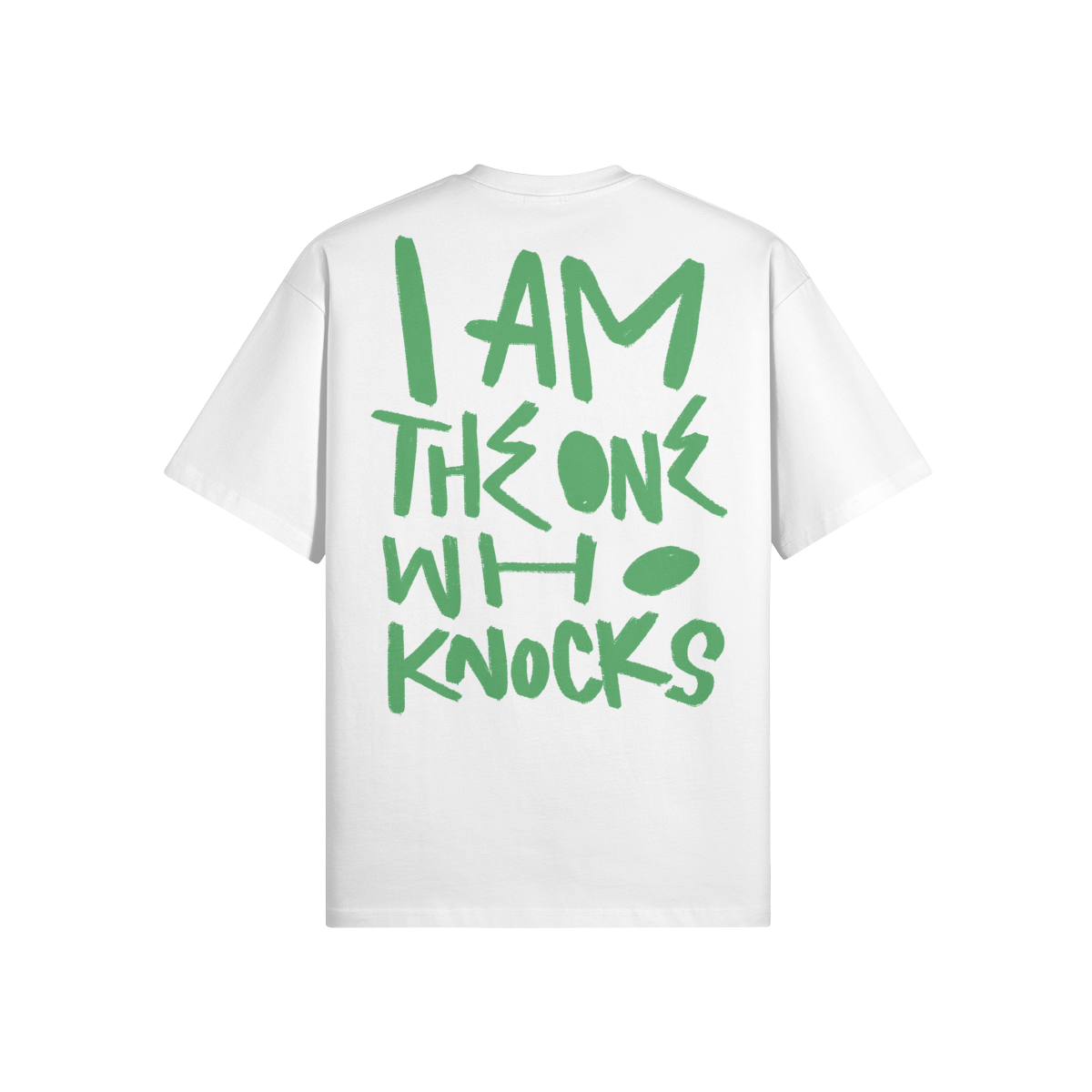 "I Am The One Who Knocks" Oversized Heavyweight Premium T-Shirt