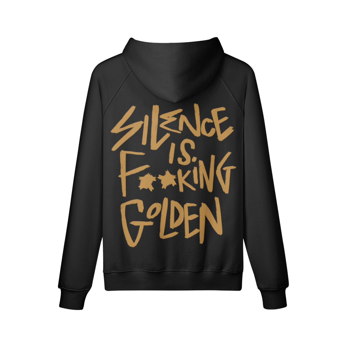 "Silence Is F**king Golden" Oversized Heavyweight Premium Hoodie