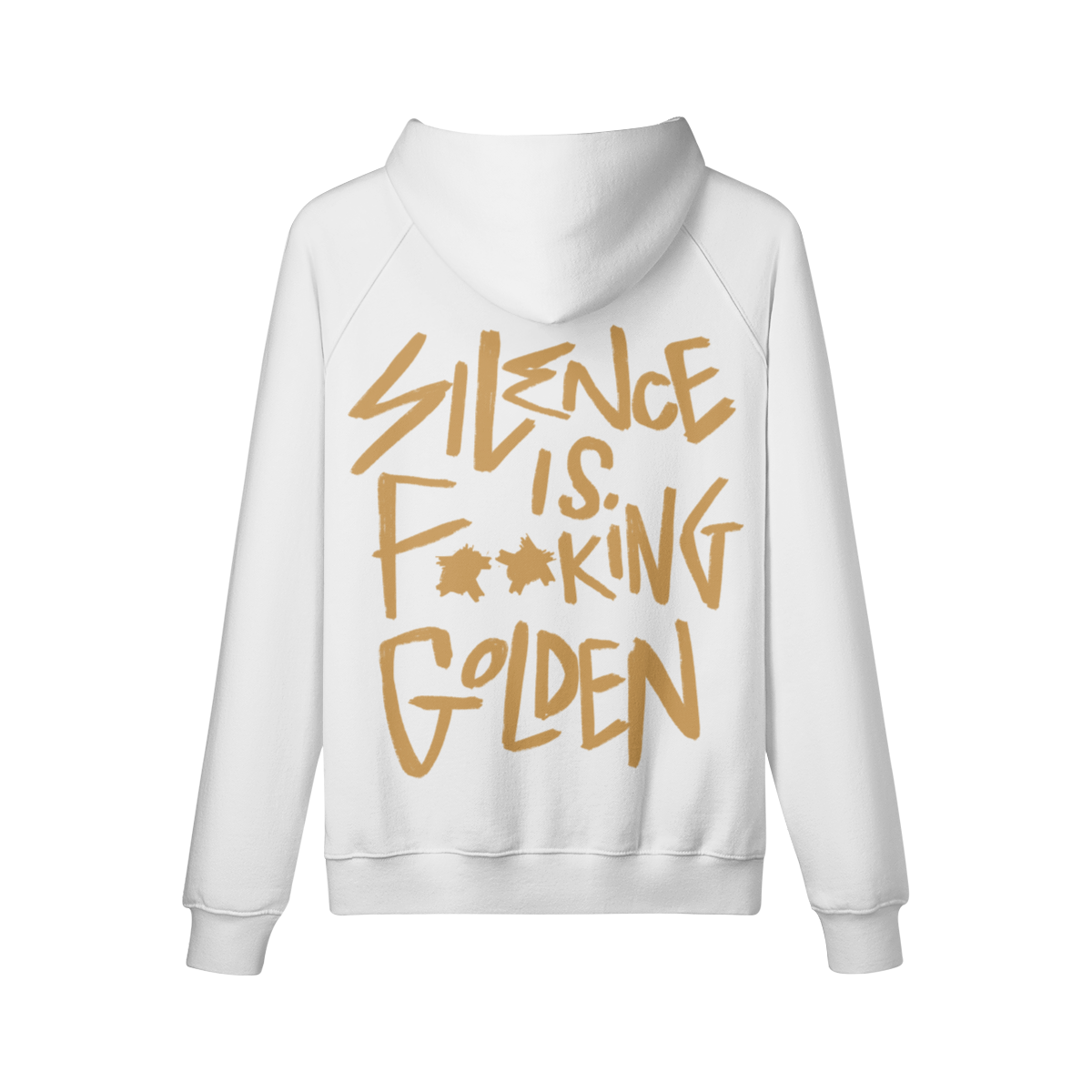 "Silence Is F**king Golden" Oversized Heavyweight Premium Hoodie