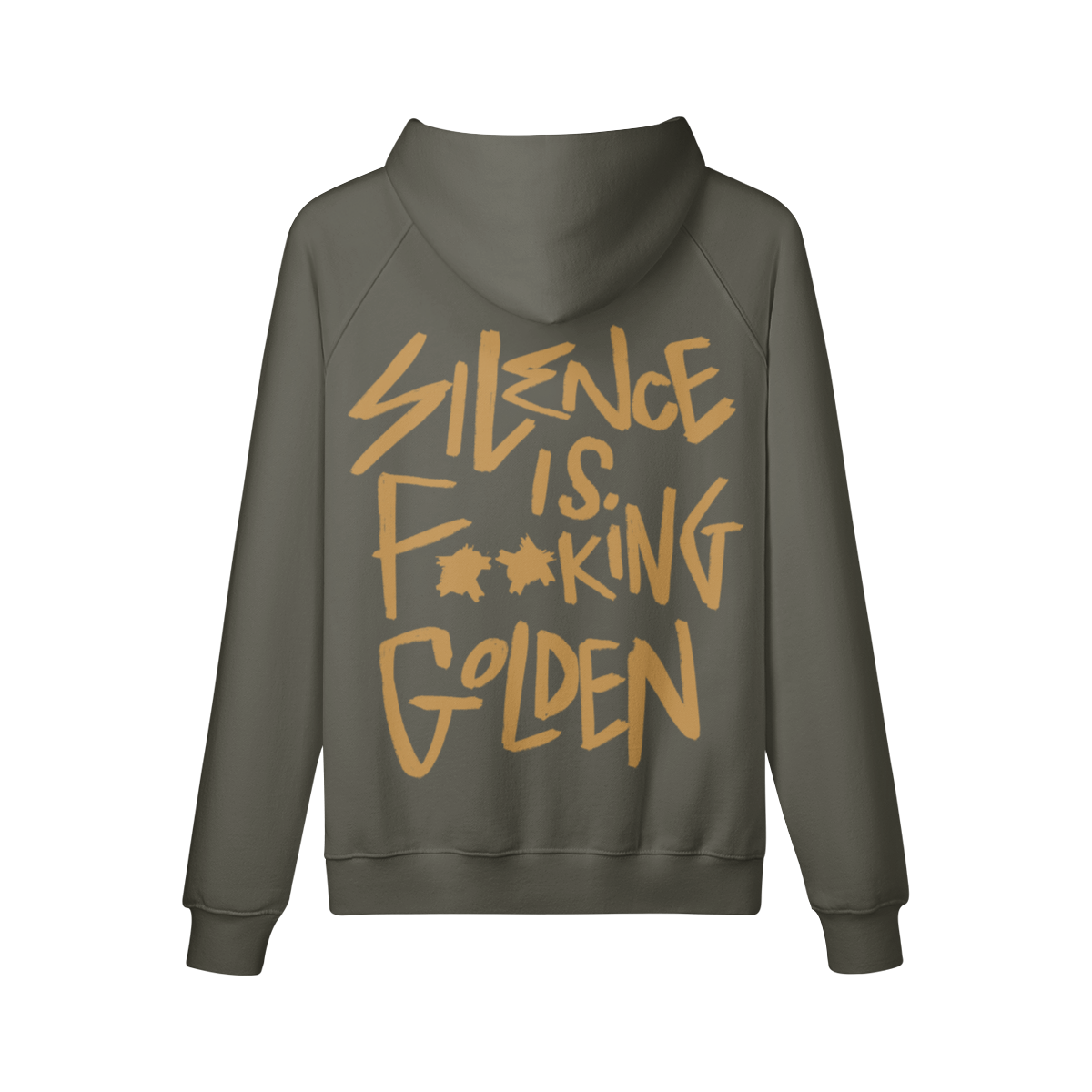 "Silence Is F**king Golden" Oversized Heavyweight Premium Hoodie