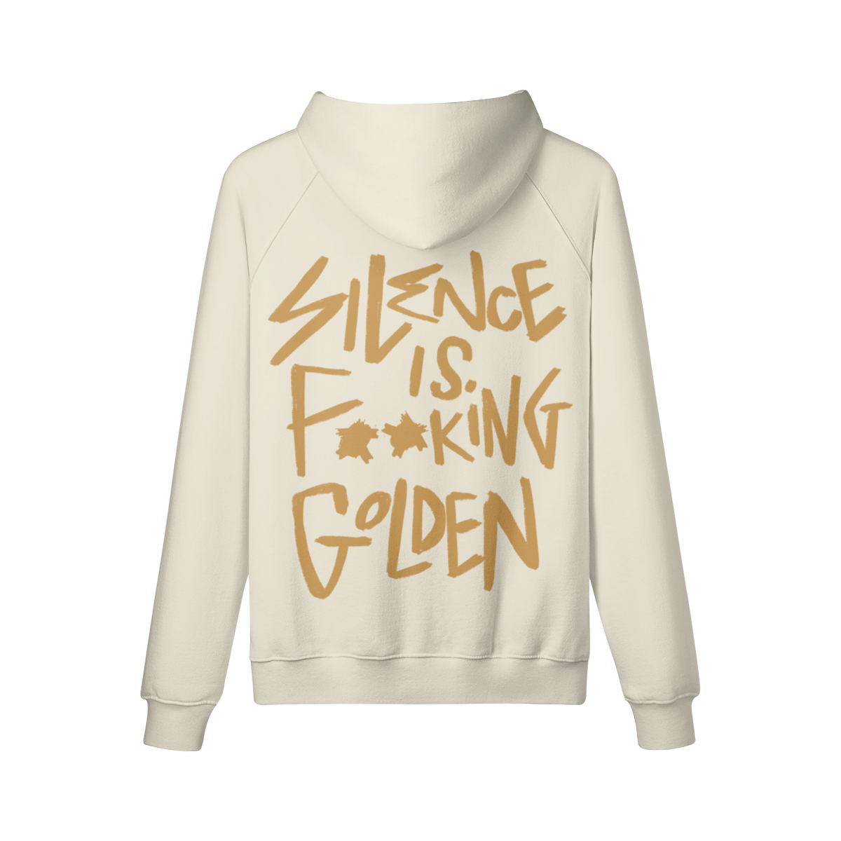 "Silence Is F**king Golden" Oversized Heavyweight Premium Hoodie