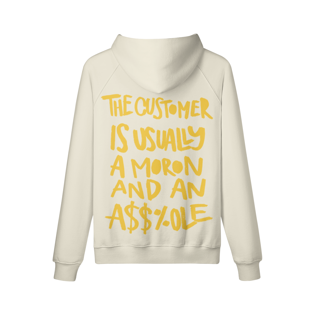 "The Customer" Oversized Heavyweight Premium Hoodie