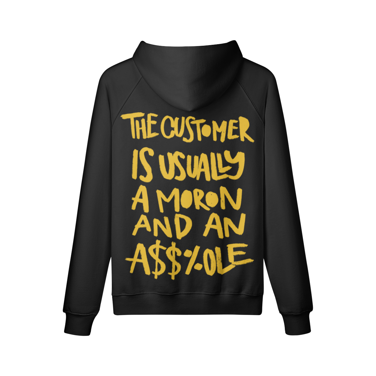 "The Customer" Oversized Heavyweight Premium Hoodie