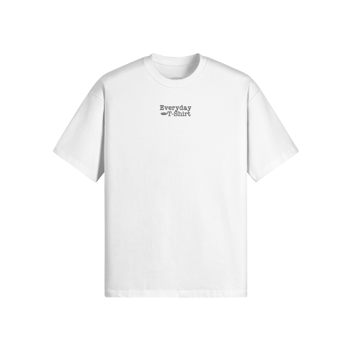 "Everyday T-Shirt" Oversized Heavyweight Premium Embroidered T-Shirt