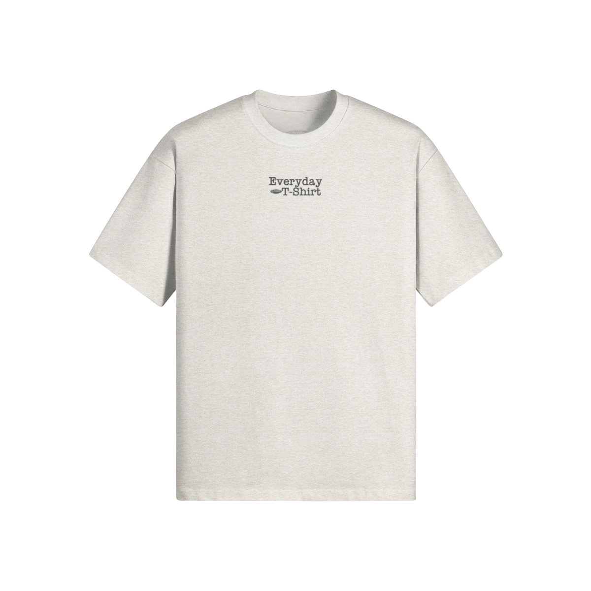 "Everyday T-Shirt" Oversized Heavyweight Premium Embroidered T-Shirt