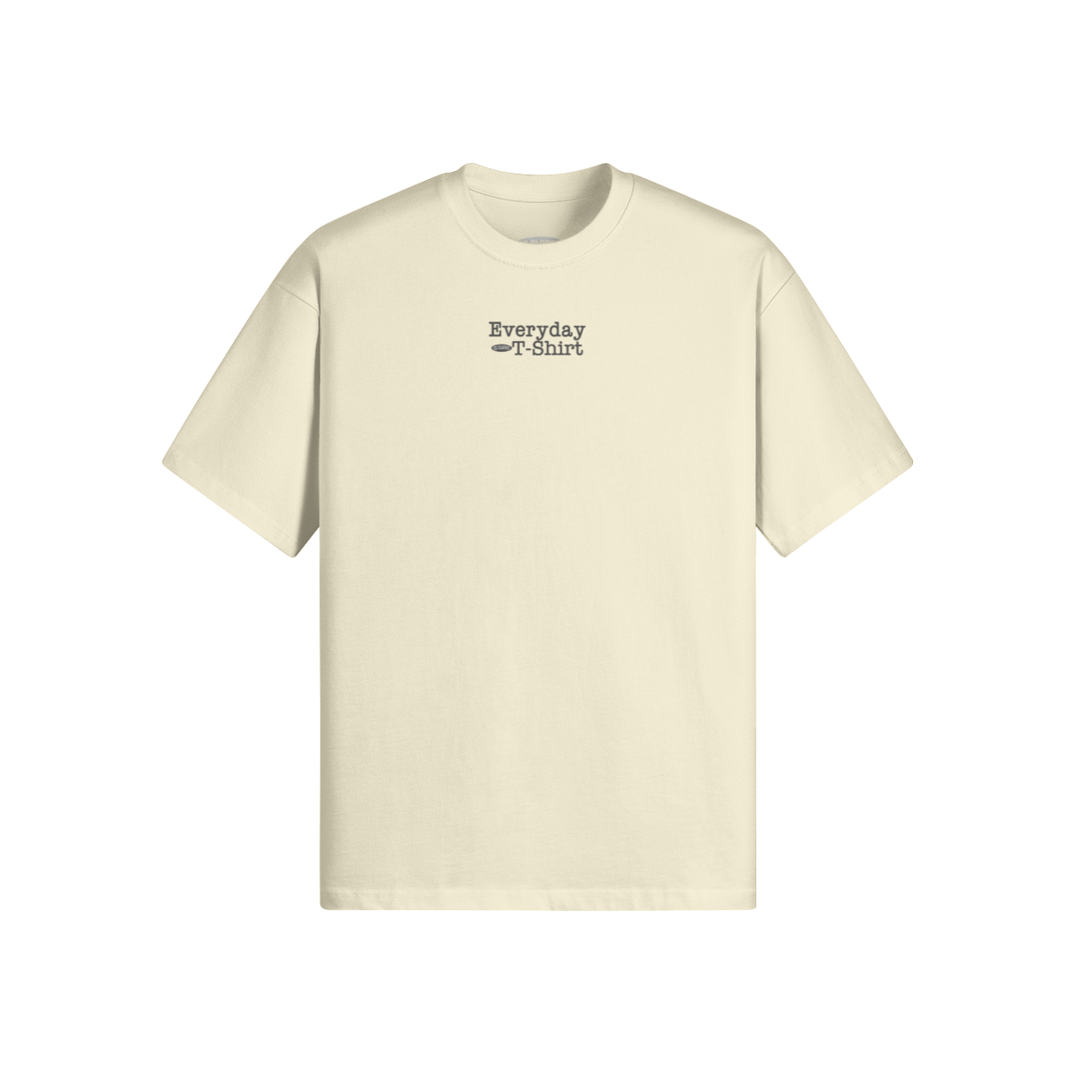 "Everyday T-Shirt" Oversized Heavyweight Premium Embroidered T-Shirt