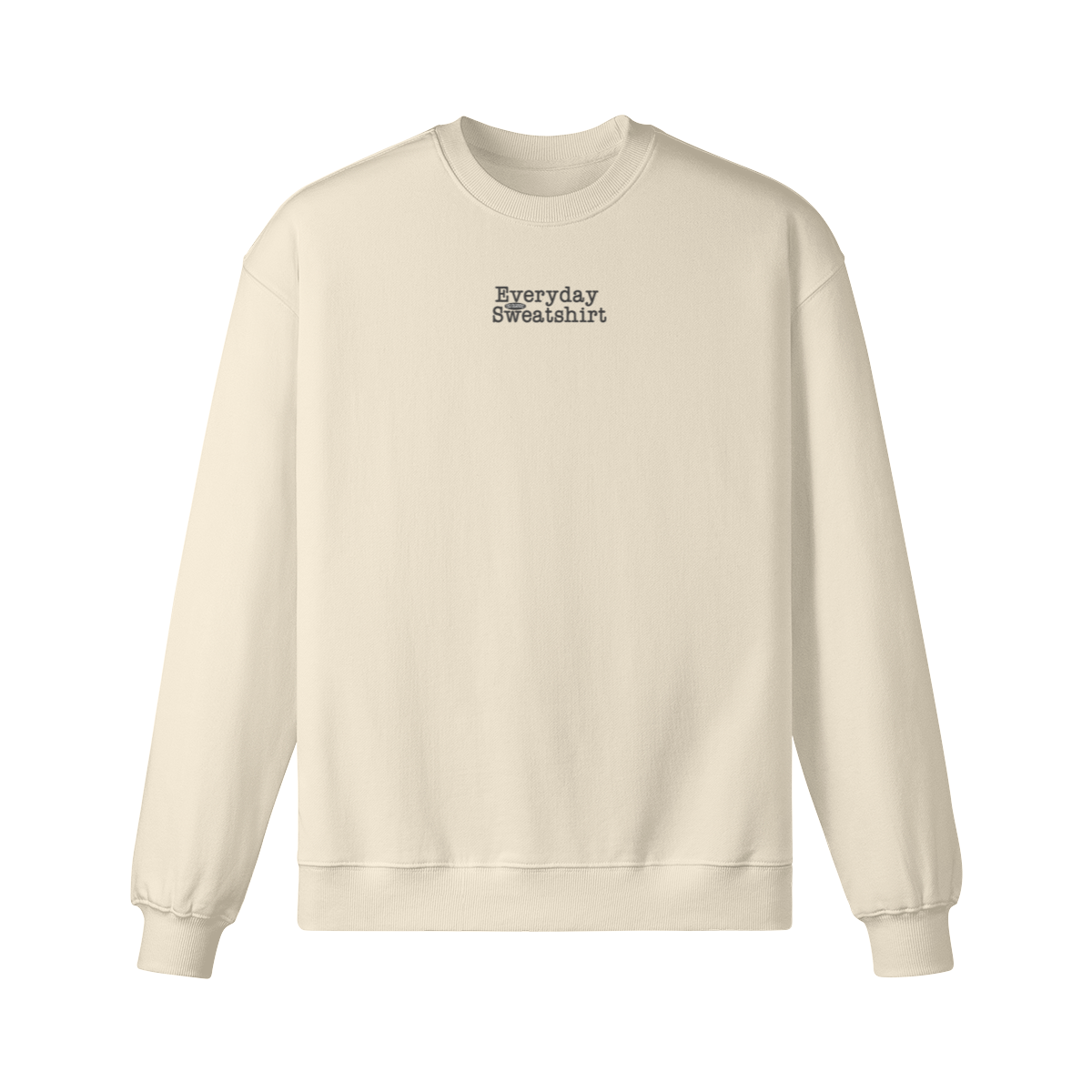 "Everyday Sweatshirt" Oversized Heavyweight Embroidered Sweatshirt