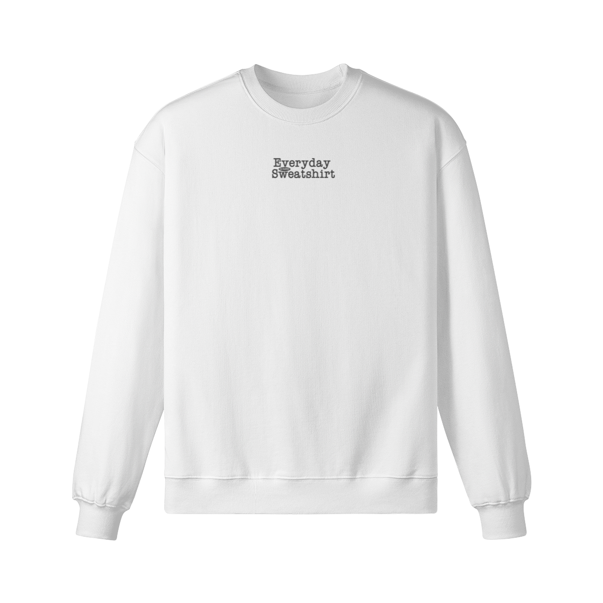 "Everyday Sweatshirt" Oversized Heavyweight Embroidered Sweatshirt