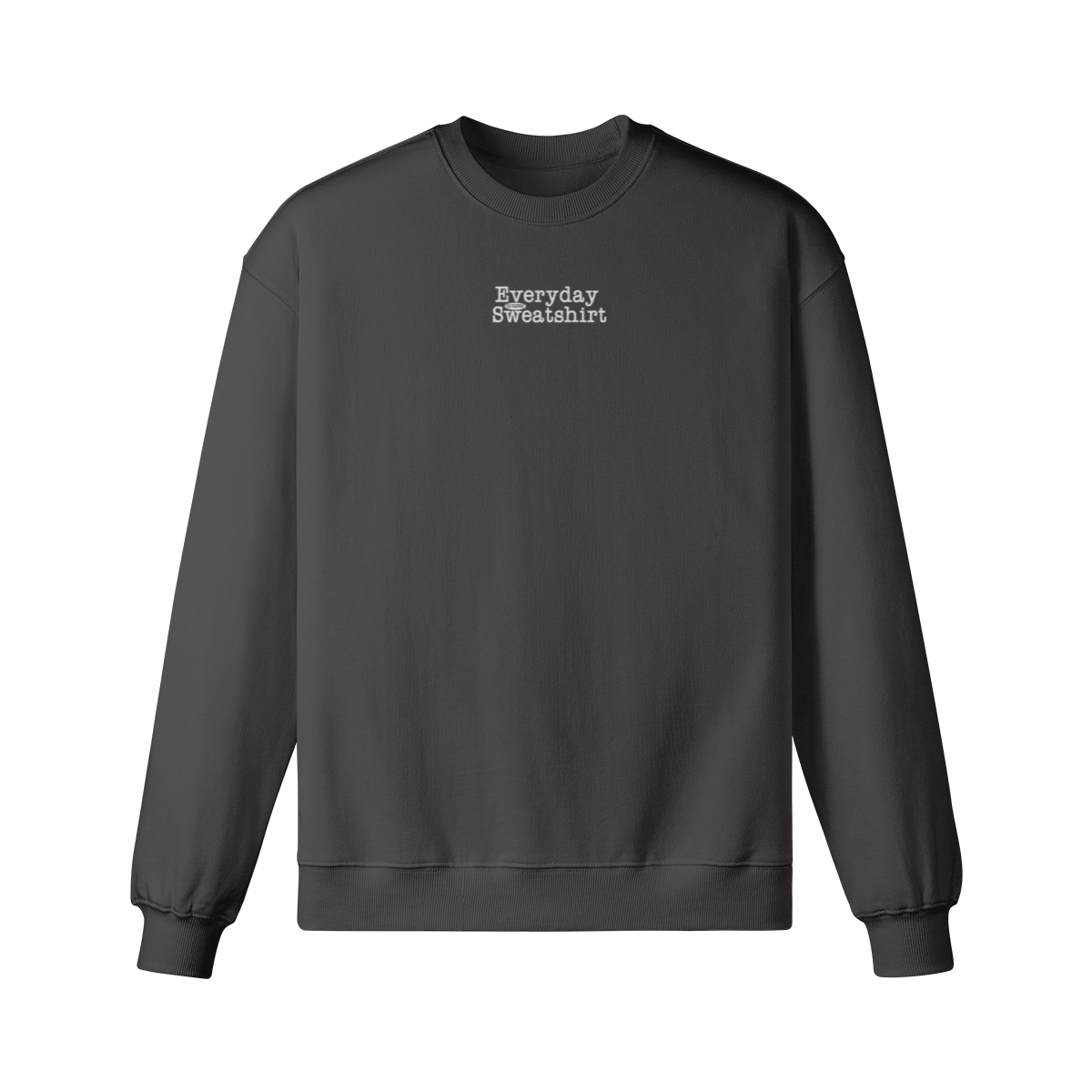 "Everyday Sweatshirt" Oversized Heavyweight Embroidered Sweatshirt