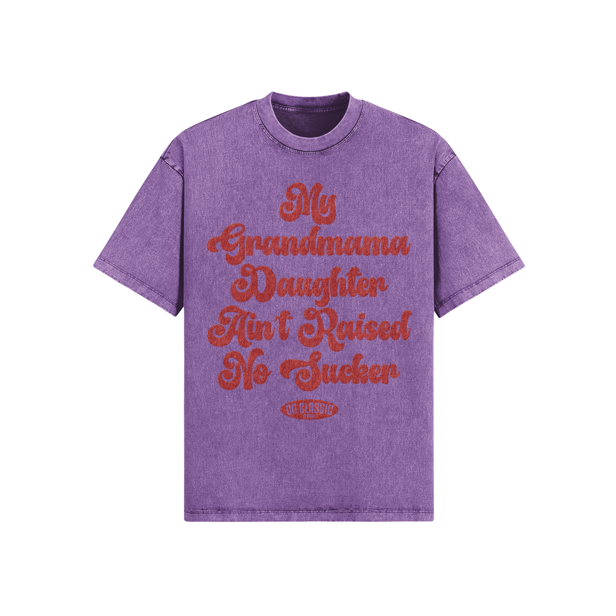 "Grandmama Daughter" Oversized Heavyweight Premium Washed T-Shirt