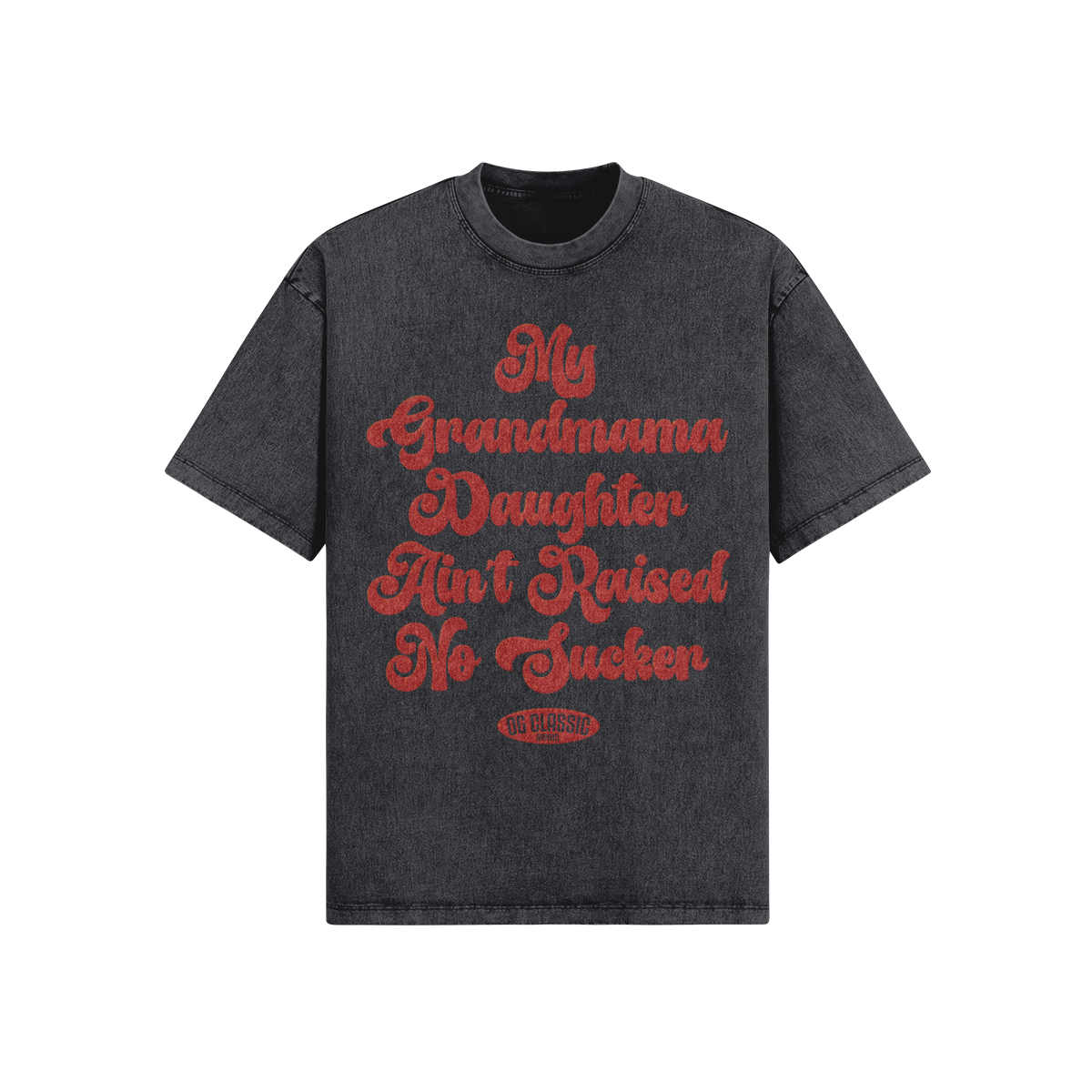 "Grandmama Daughter" Oversized Heavyweight Premium Washed T-Shirt