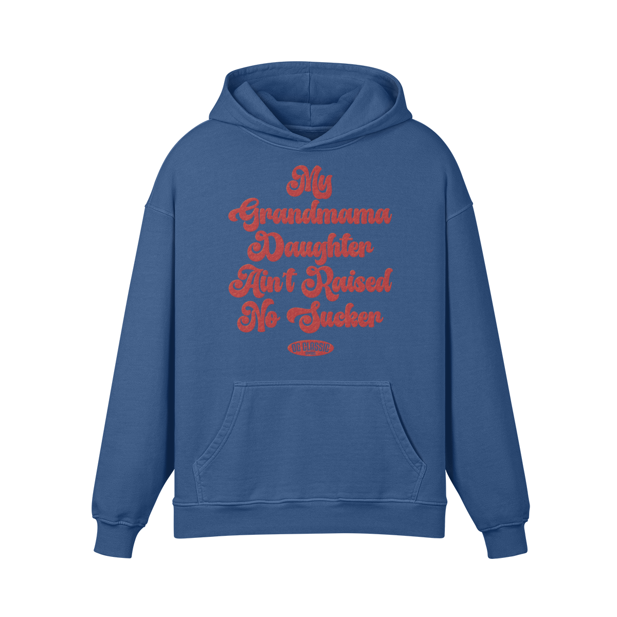 "Grandmama Daughter" Oversized Heavyweight Washed Premium Hoodie